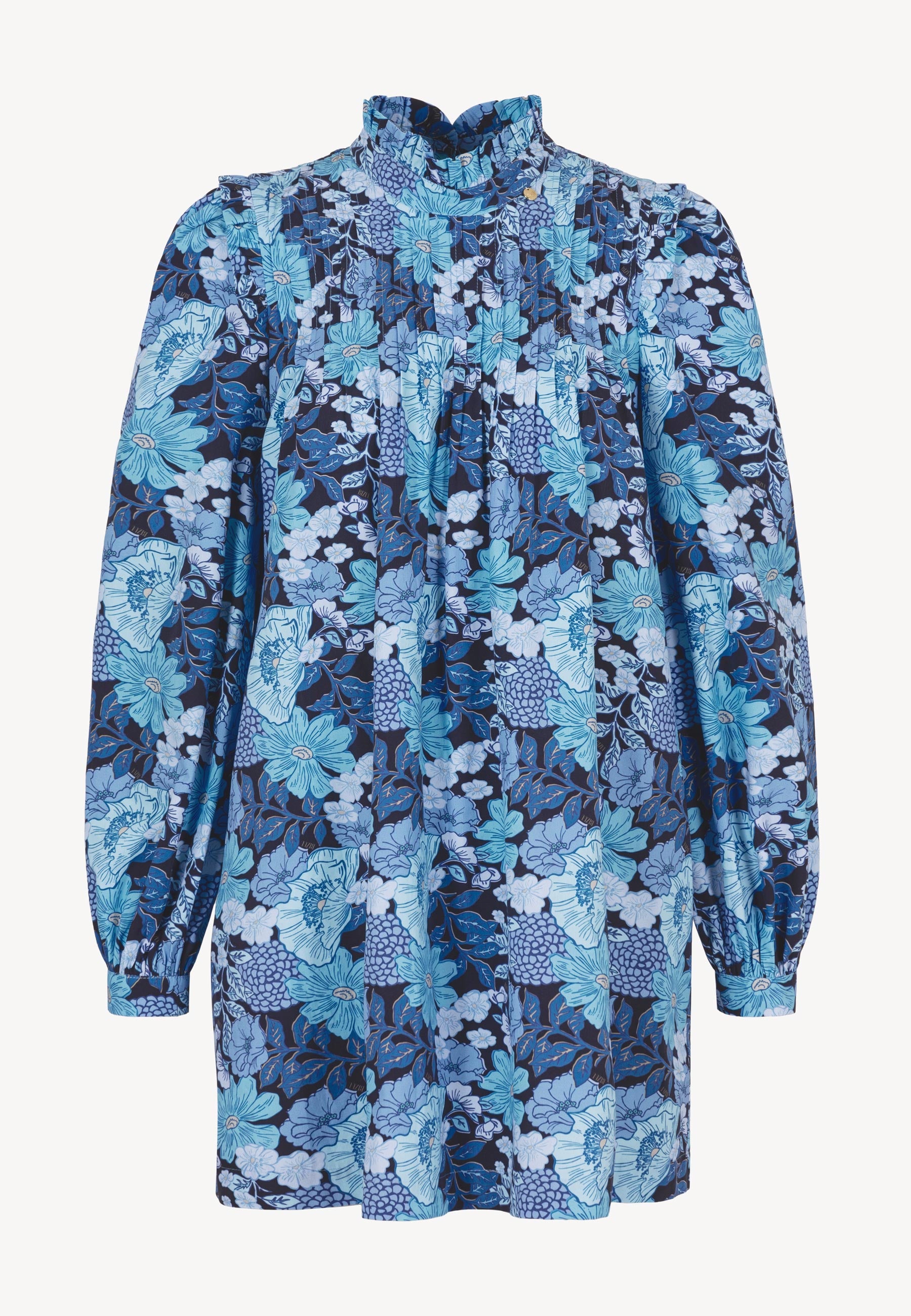 LENTO LAGO mini dress with balloon sleeves – Bizuu
