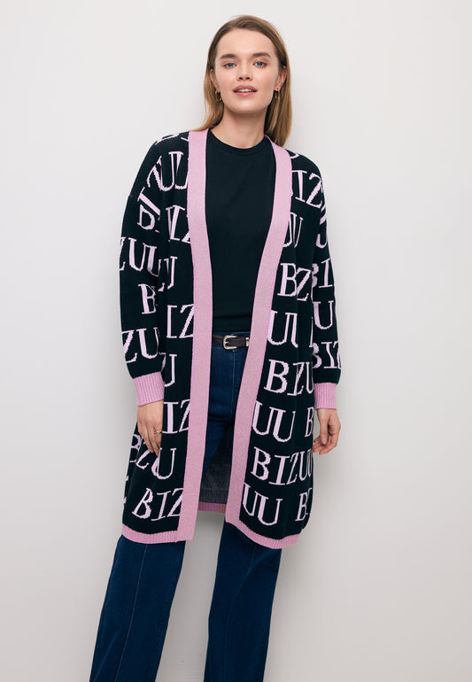 CHIOS black long cardigan