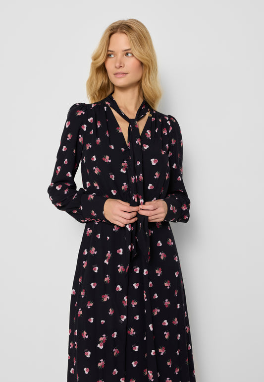 Midi dress CORALIE black