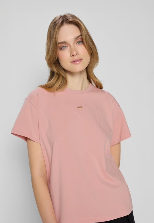 TISHAL salmon oversize T-shirt