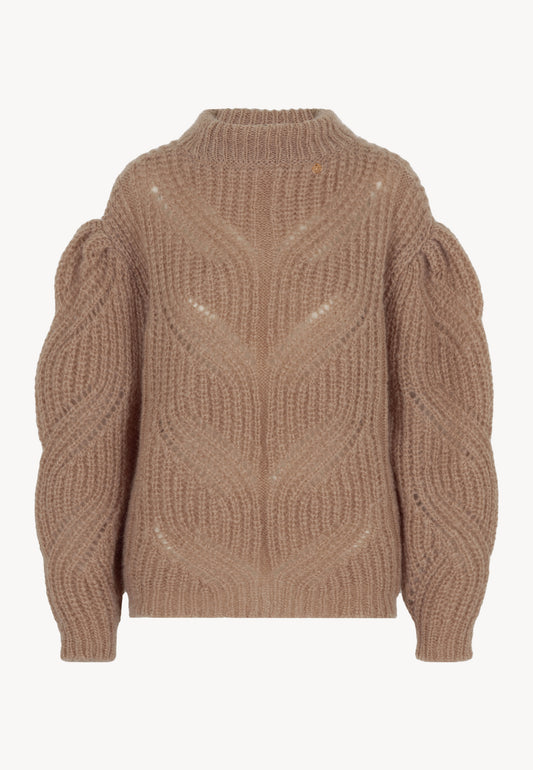 Brown oversize sweater ROSSO
