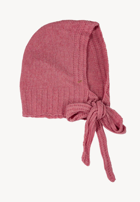 Pink merino wool balaclava BIFFI