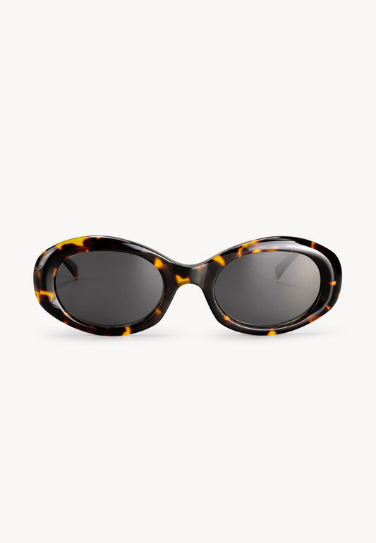 ENNA round frame sunglasses brown
