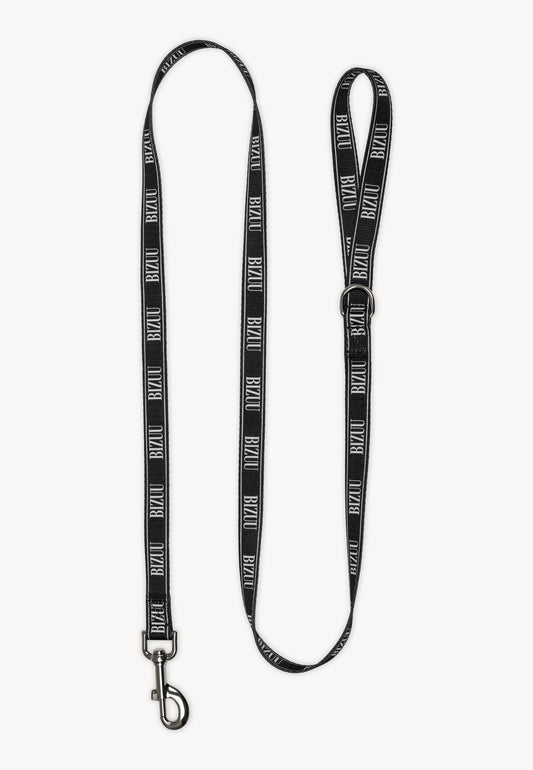 Black lanyard with white Bizuu logo presented on a white background.