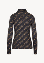 Load image into Gallery viewer, SOPHIE graphite logoed close-fitting turtleneck
