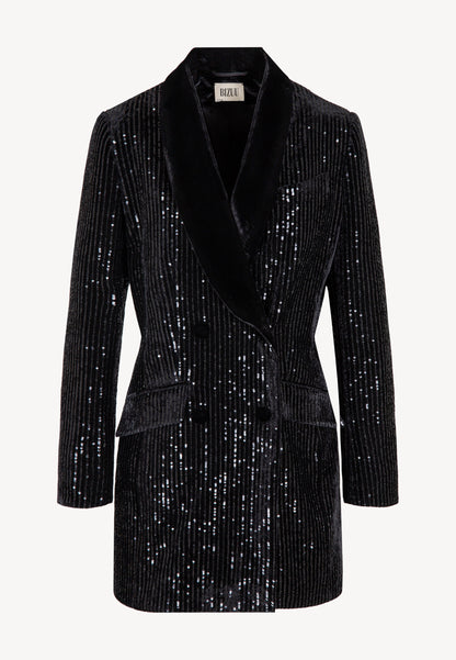 The JACKSON Blazer-Style Dress in Black