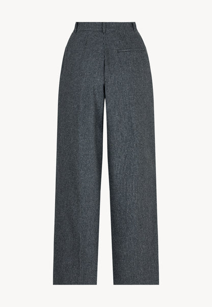 Wide-leg pants in a houndstooth pattern BANOS grey