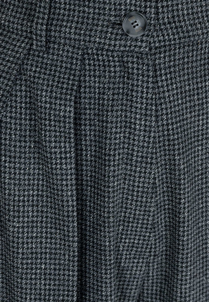 Wide-leg pants in a houndstooth pattern BANOS grey