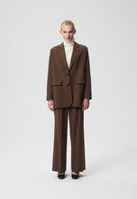 Load image into Gallery viewer, Elegant wide-leg trousers BONNO brown
