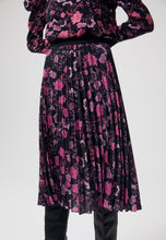 Load image into Gallery viewer, Pleated floral midi skirt AMINA
