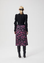 Load image into Gallery viewer, Pleated floral midi skirt AMINA

