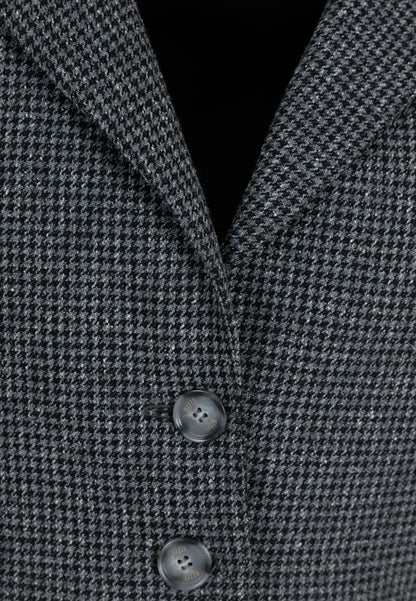 Short single-breasted blazer NOUWANA gray