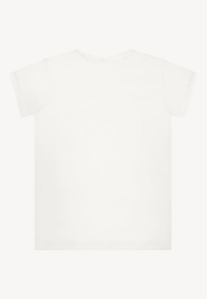 Logo T-shirt with round neckline TOROM in cream