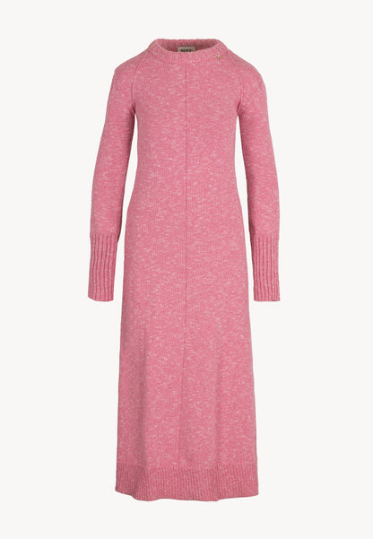 Maxi sweater dress with cuffs LABEN in pink