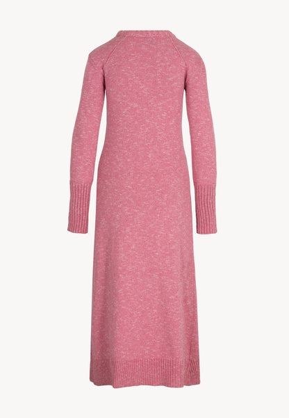 Maxi sweater dress with cuffs LABEN in pink