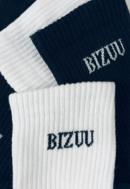 Set of two socks with ribbing and SPORTY logo