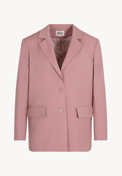 Oversized single-breasted blazer NIDYA in pink