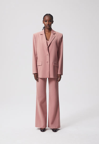 Oversized single-breasted blazer NIDYA in pink