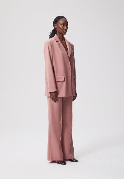 Oversized single-breasted blazer NIDYA in pink