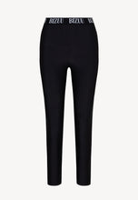 Load image into Gallery viewer, ADRIEN slim fit leggings with elastic waistband, black
