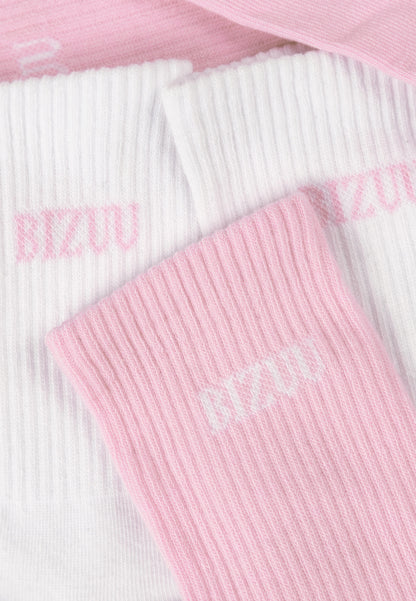 Two-pack of socks with ribbed cuffs SPORTY pink
