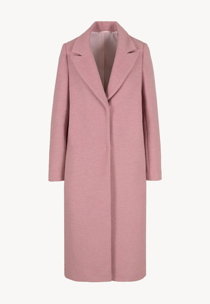 Coat with a logo patch on the back MAXIMA pink