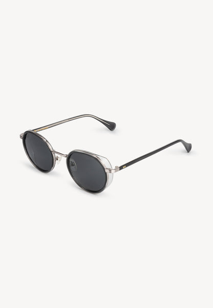 Round sunglasses with polarized filter TRAPANI black