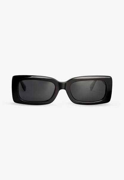 Rectangular sunglasses with polarized filter PALERMO black