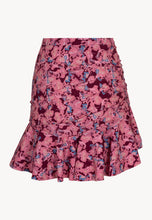 Load image into Gallery viewer, Viscose mini skirt with ruffles MEXICANA pink
