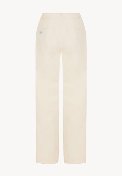 Canvas style cotton pants TONY beige