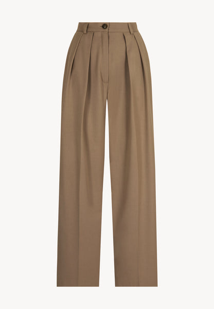 Suit trousers with wide legs BANOS beige