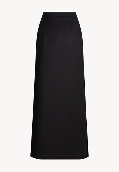 Maxi skirt made of suiting fabric with zipper closure VENTO black