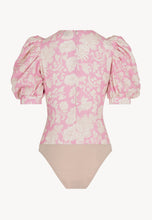 Load image into Gallery viewer, Women&#39;s floral bodysuit ORAJA pink

