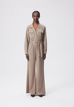 Load image into Gallery viewer, Long jumpsuit with wide legs SAVANA beige

