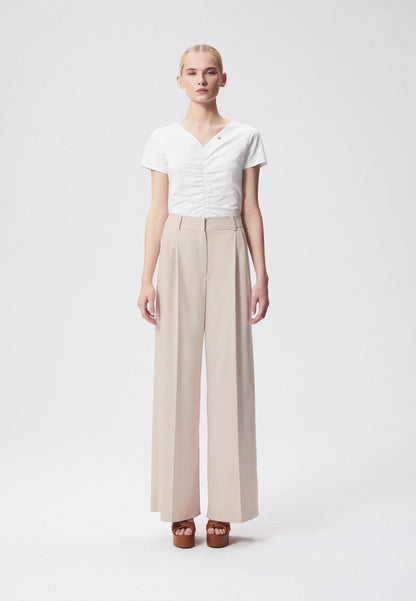 Wide-leg pants REBE beige