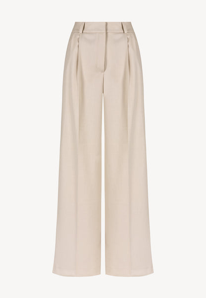 Wide-leg pants REBE beige