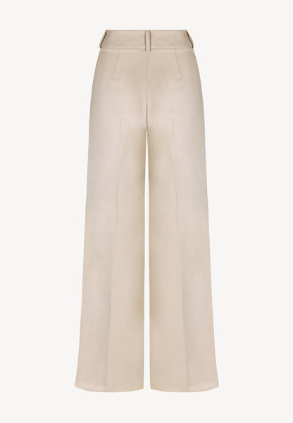 Wide-leg pants REBE beige