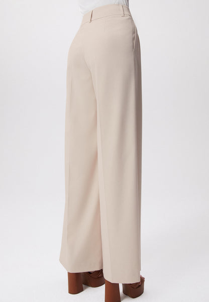 Wide-leg pants REBE beige