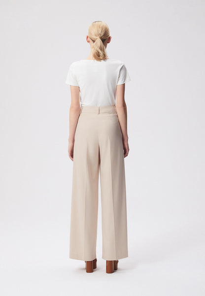 Wide-leg pants REBE beige