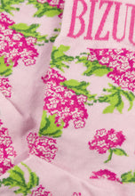 Load image into Gallery viewer, Cotton socks with proprietary floral print SERAFIL pink
