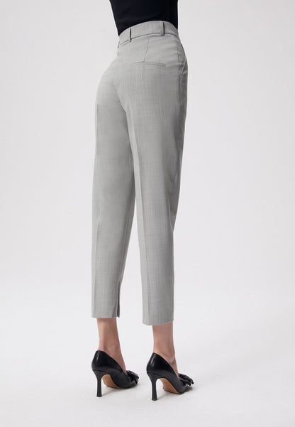 Slim-fit suit trousers SEGRATE, gray