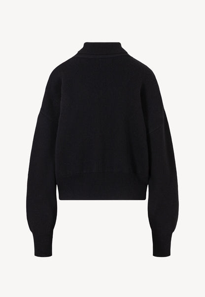 ISA oversized turtleneck, black