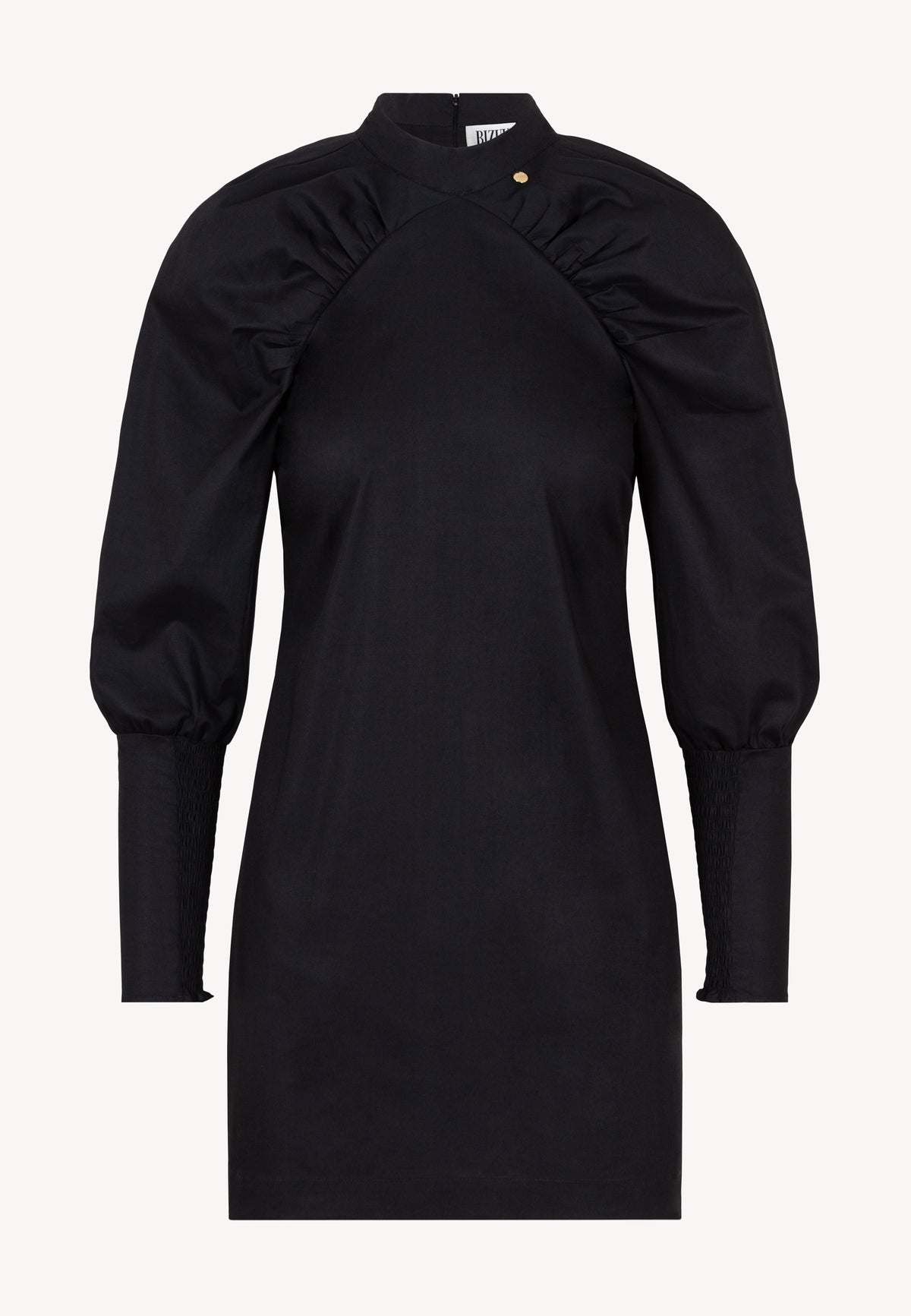 NACCALA slim-fit shirt dress, black