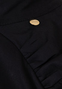 NACCALA slim-fit shirt dress, black