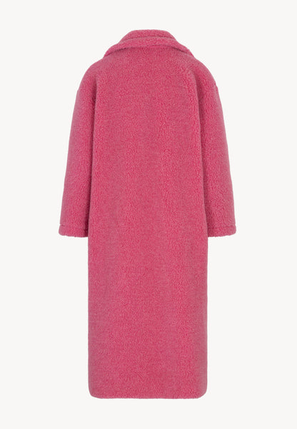 PALAMOS wool oversize coat, pink