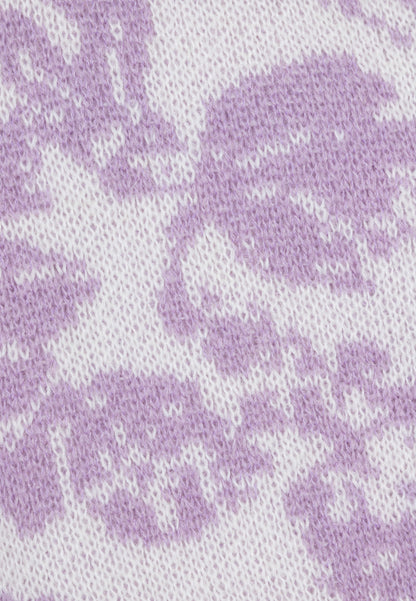 FIOMME sweater with a floral print, purple