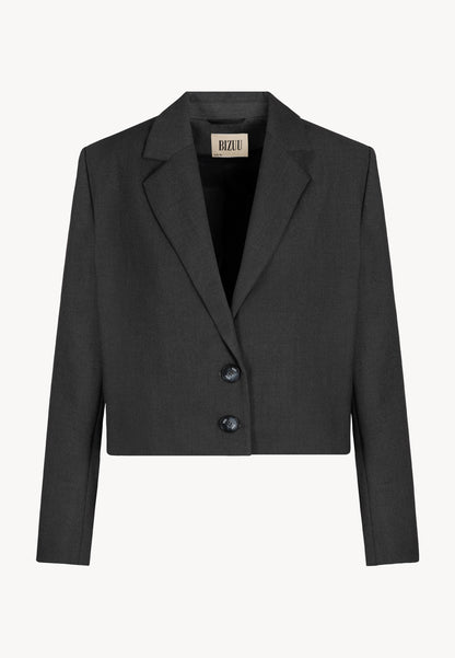 Short single-breasted jacket with a notched lapel MUNA grey