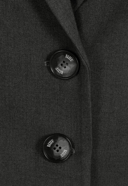 Short single-breasted jacket with a notched lapel MUNA grey