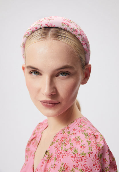 Hairband with original floral print RAVA