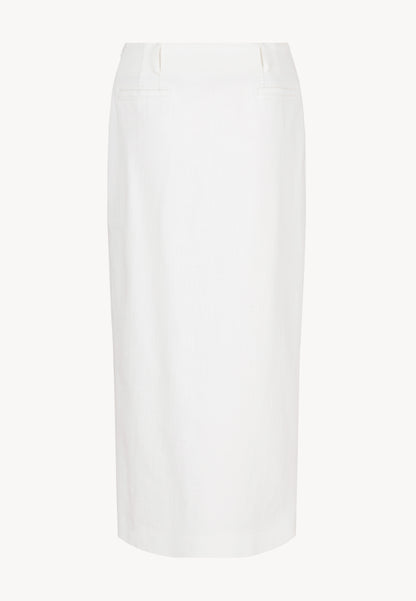 Maxi skirt with a slit at the front AKABA cream